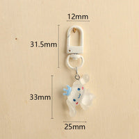 Sanliou Crystal Critters Charm Keychain