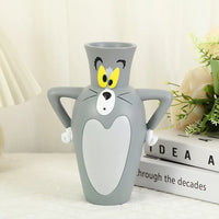 Tom Cat Shaped Novelty Cartoon Vase