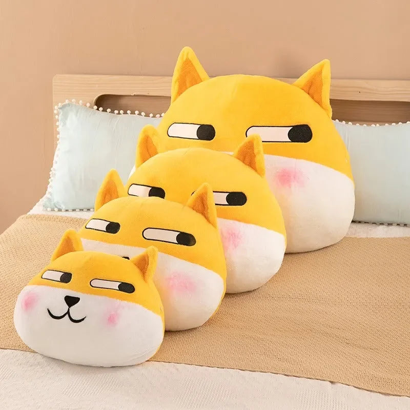 Expressive Shiba Inu Pillow