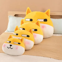 Expressive Shiba Inu Pillow