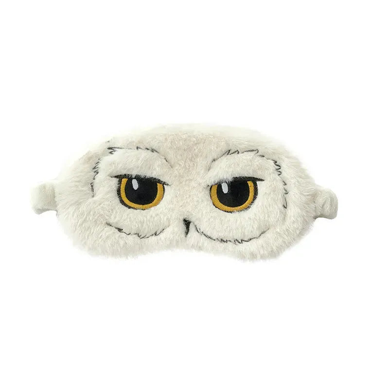 Plush Hedwig Eye Mask and U-Neck Pillow