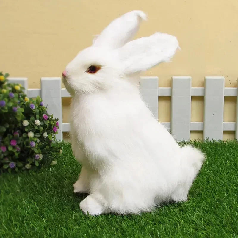 Real Looking Stuffed Rabbit (22 cm)