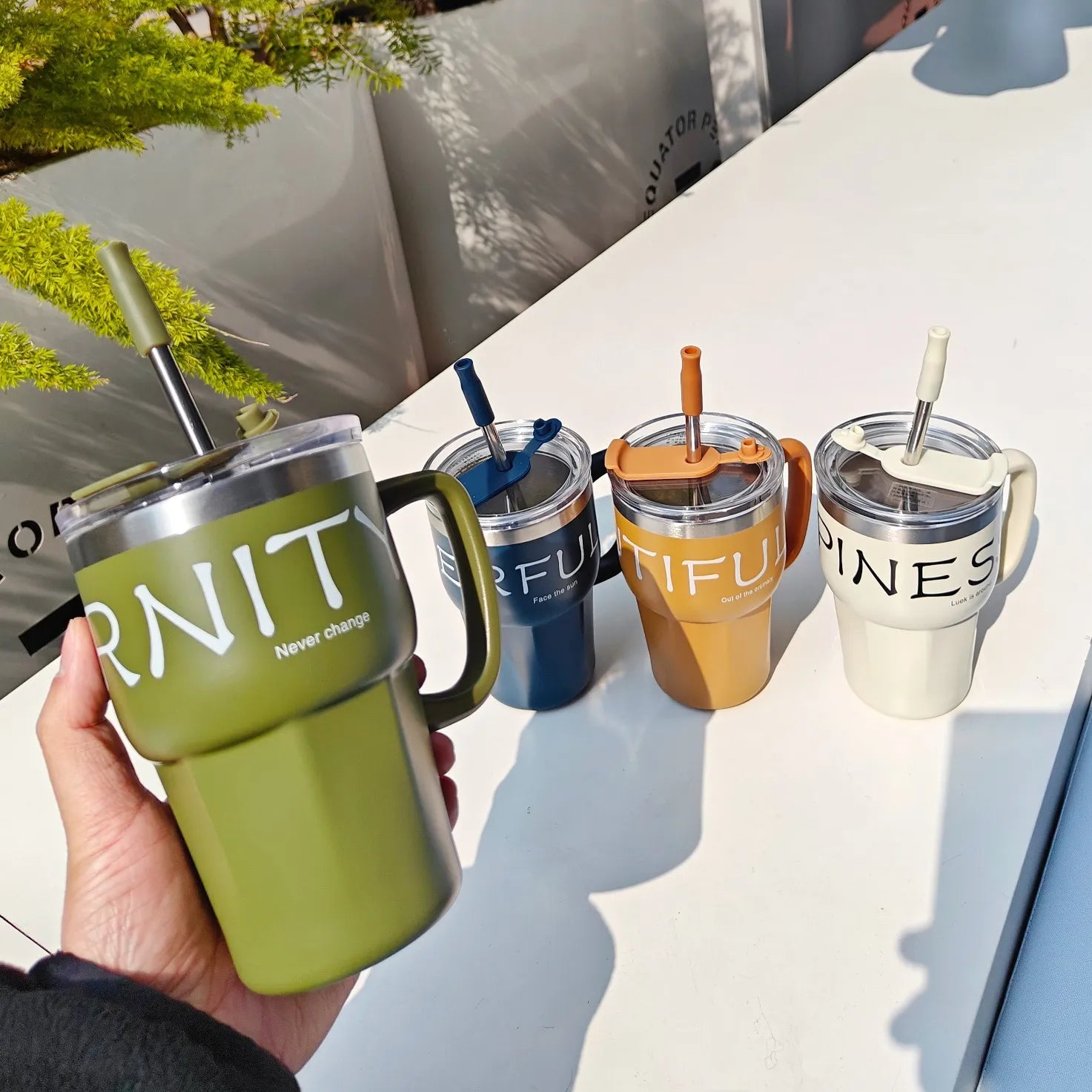 Positive Vibes Insulated Mugs (600 ml)