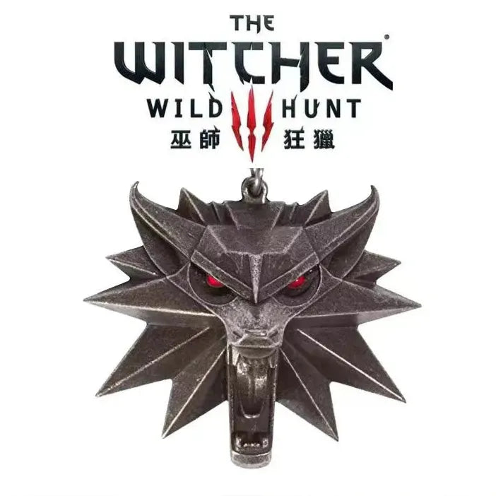 The Witcher Glowing Wolf LED Pendant