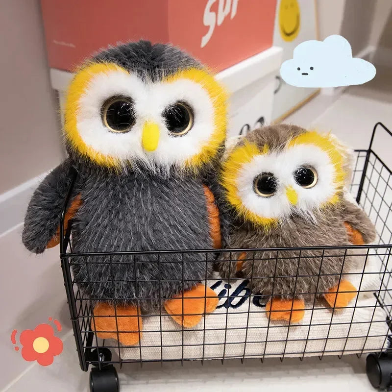 Big-Eyed Wise Owl Plush Pal