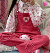 Fashion Girls Overalls/Trousers PN5466 - Bear Hugs