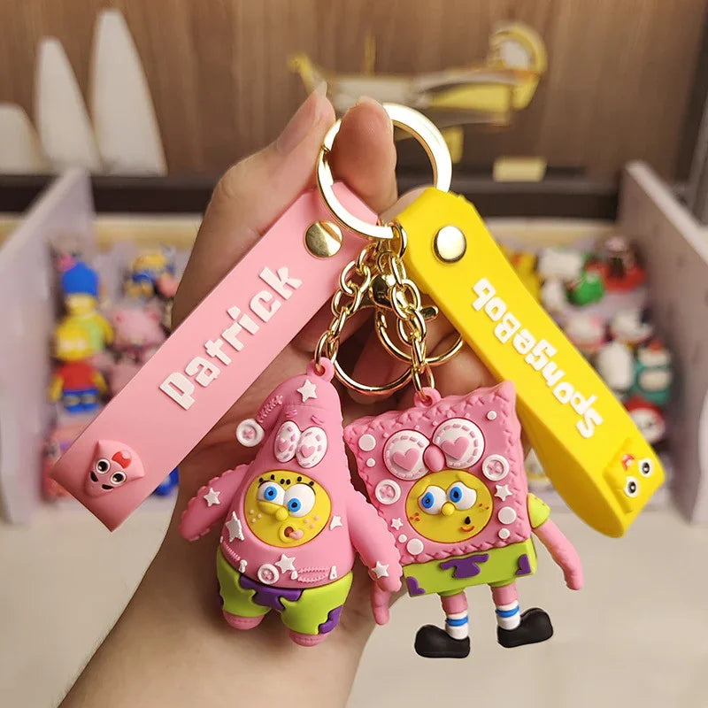 SpongeBob Patrick Cookie Friend Keychain