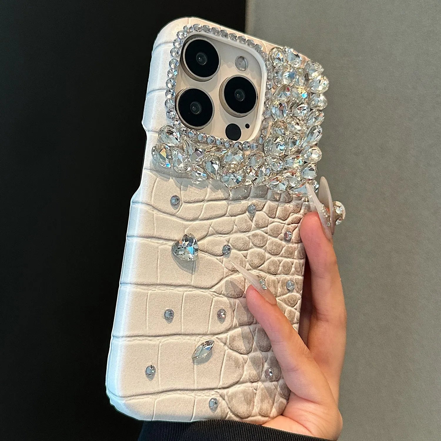 Handmade Rhinestone Phone Case (For iPhones)