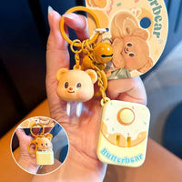 Butterbear Charger Dock Keychain