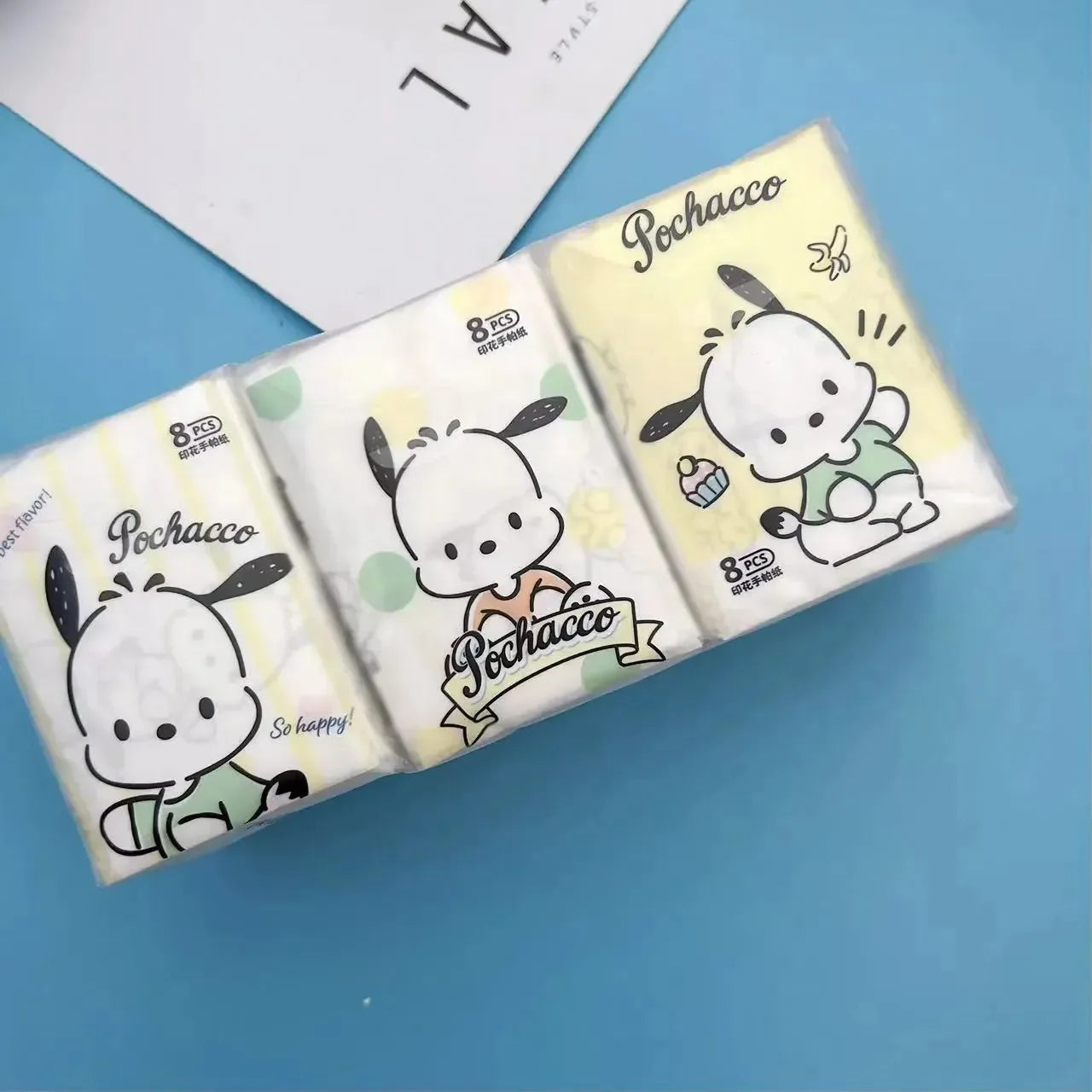 Kawaii Cleanse Sanliou Pocket Wipes (Pack of 6)