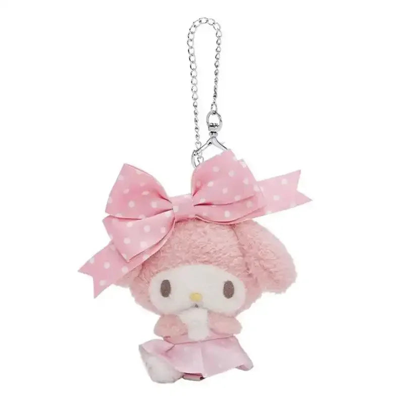 Sanliou Polka Dot Bow Keychain