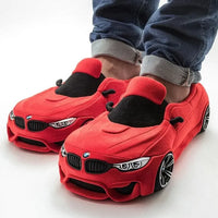 Luxury Car Plush Slippers