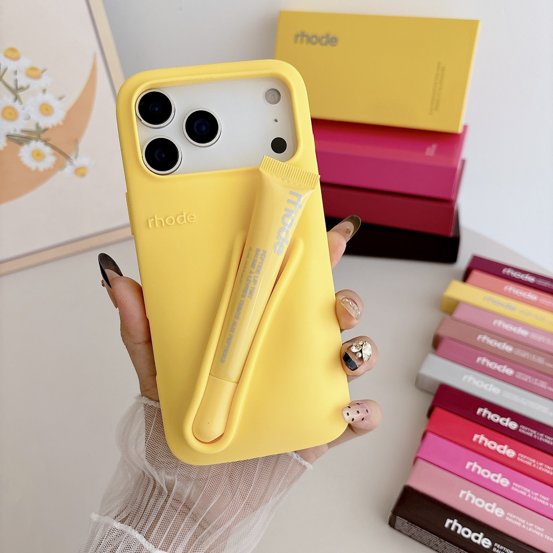 Glam Rhode Lipstick Case with Liptint (For iPhones)