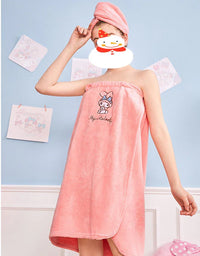 Fashion Anime Bathrobe and Shower Cap PN3807 - Bear Hugs