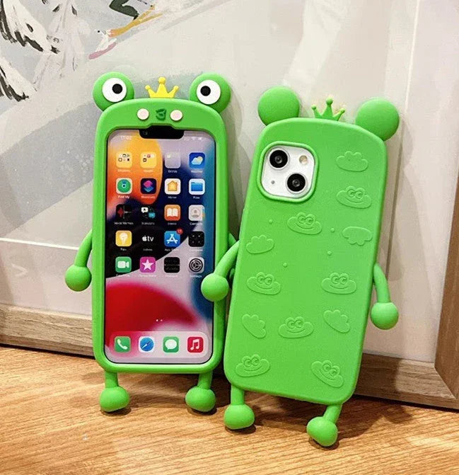 Lovely Frog Phone Case for iphone 11/11pro/11pro max/12/12mini/12pro/12pro max/13/13pro/13pro max/14/14plus/14pro/14pro max PN6209 - Bear Hugs
