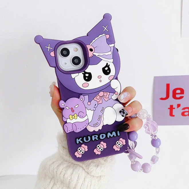 Cartoon Kuromi Phone Case for iphone 11/11pro/11pro max/12/12mini/12pro/12pro max/13/13pro/13pro max/14/14plus/14pro/14pro max PN5670 - Bear Hugs