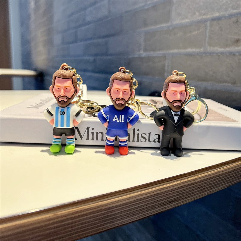 Sporty Lionel Messi 3D Keychain