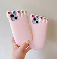 Cute Foot Phone Case for iPhone 11/11pro/11pro max/12/12pro/12pro max/13/13pro/13pro max/14/14 pro/14 plus/14pro max PN5925 - Bear Hugs