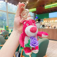 Porte-clés en peluche Lotso Bear Love Bloom 