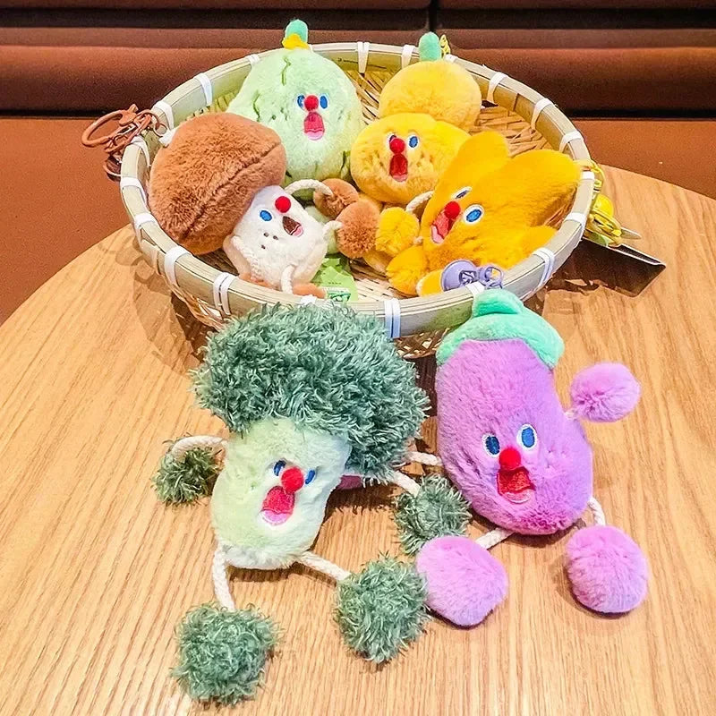 Veggie Screamers Pull-String Keychain