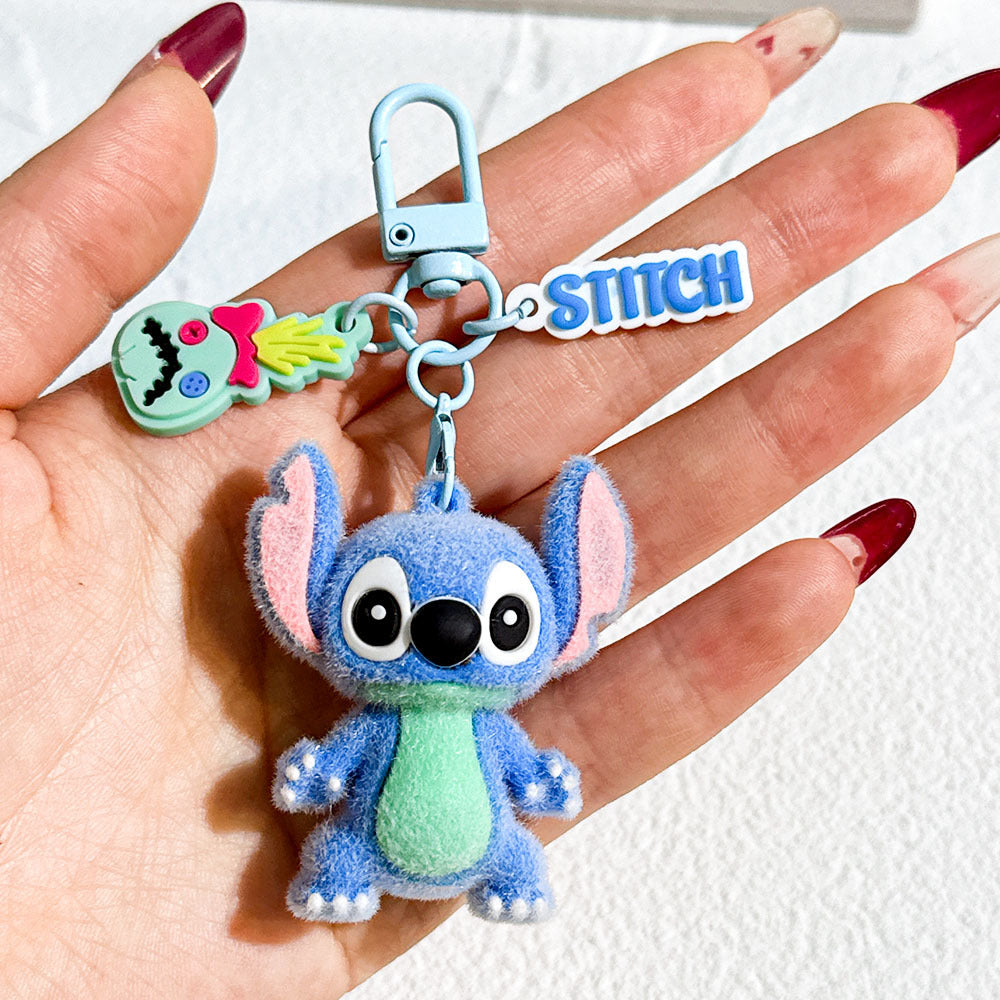 Cosmic Alien Fuzzy Feels Keychain