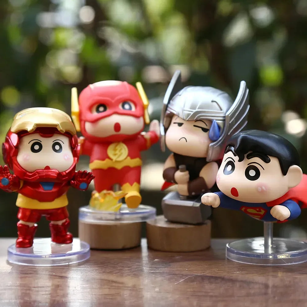 Boîte aveugle pour cosplay Shinchan x Superheroes 