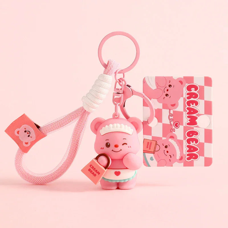 Butter Bear Boutique Loop Keychain