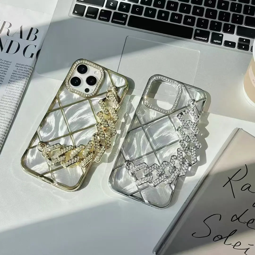 Luxurious Diamond Bracelet Phone Case (For iPhones)