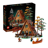 A-Frame Cabin Treehouse Building Block Set