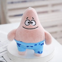 Starfish Style Patrick Plush Keychain