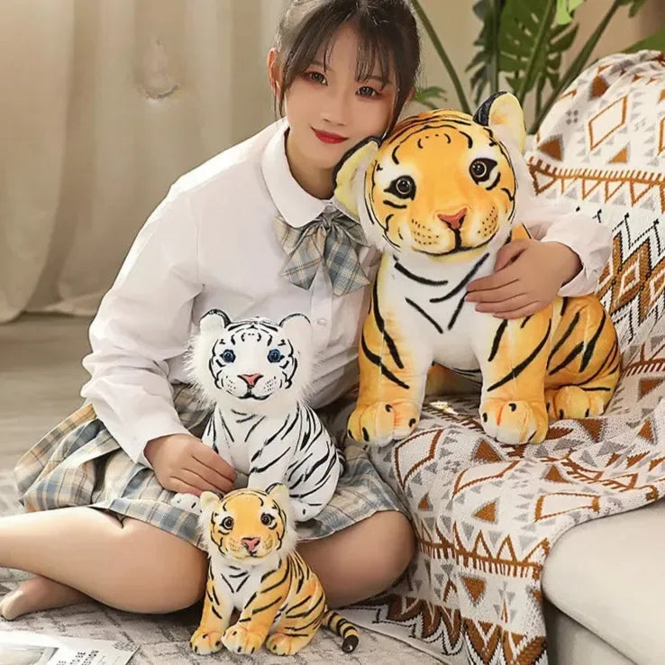 Stripy Snuggler Realistic Tiger Cub Plushie (20 cm)