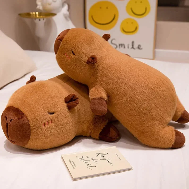 Riverine Rest Capybara Plush Pillow
