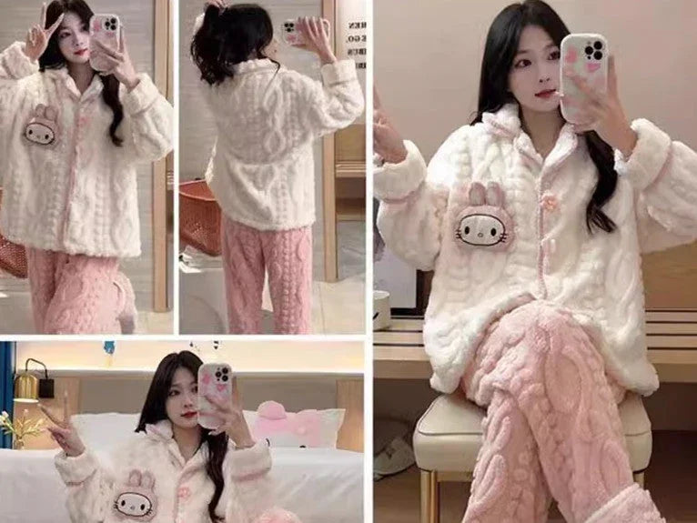 Fashion Girls Winter Pajamas PN6509 - Bear Hugs