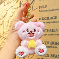 Hold My Star Bear Plush Keychain