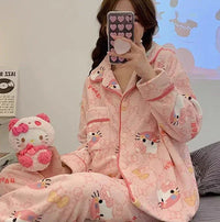 Fashion Kitty Pajamas Home Suit PN6562 - Bear Hugs