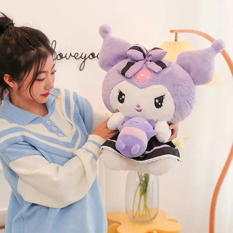 Sanrio Baby Teddy Kuromi Plushie