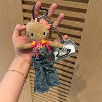 سلسلة مفاتيح Hello KT Glam Gal القطيفة 