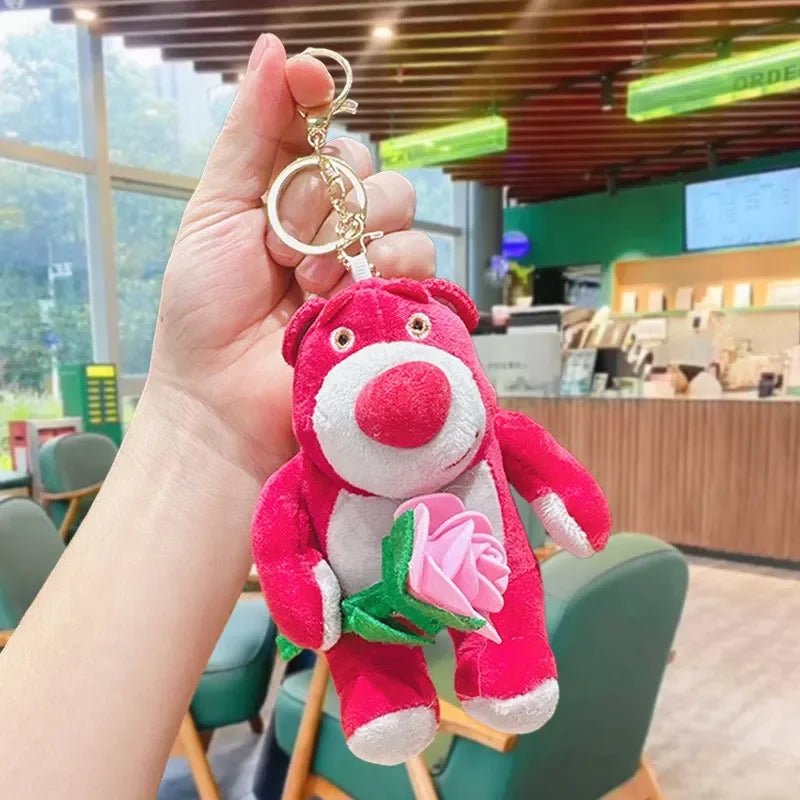 Porte-clés en peluche Lotso Bear Love Bloom 