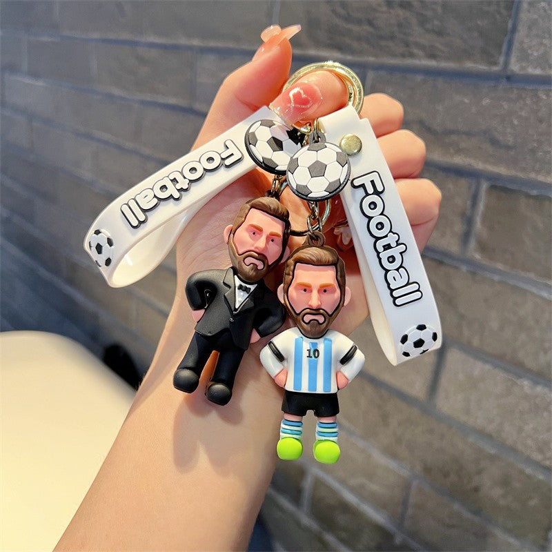 Sporty Lionel Messi 3D Keychain