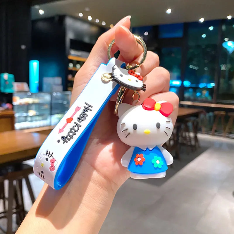 Kawaii Hello Kitty Cosplay 3D Keychain