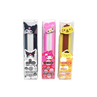 Sanrio Character Cap Long Slice Eraser Set