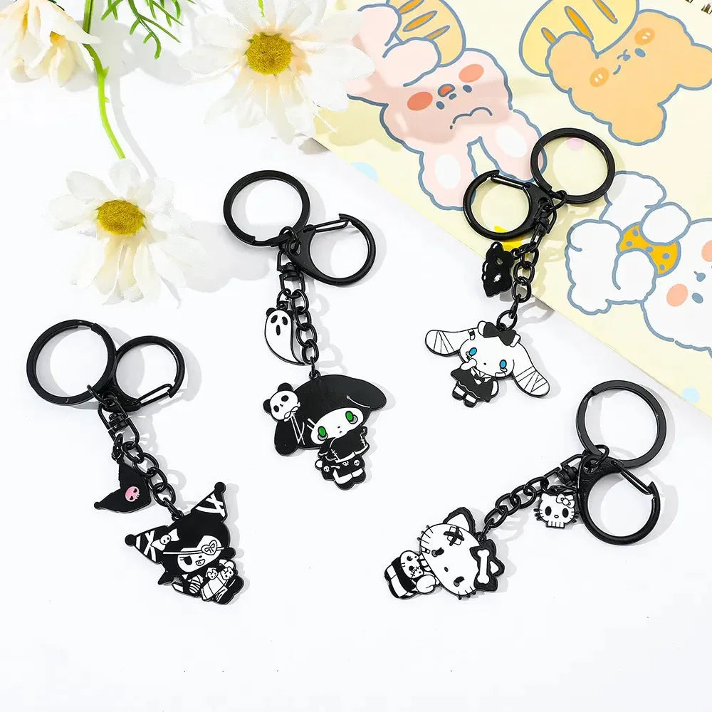 Sanliou Dark Metal Charms Keychain