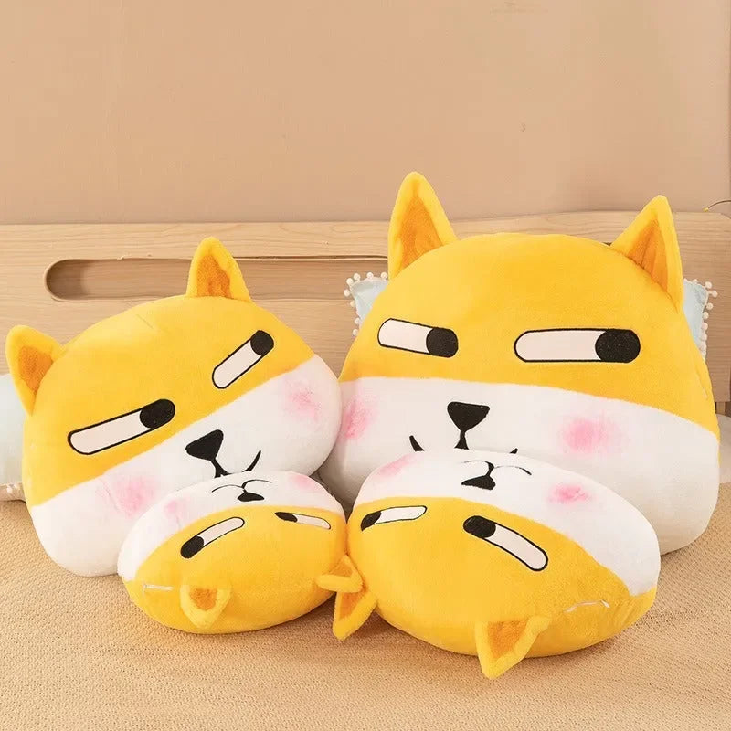 Expressive Shiba Inu Pillow