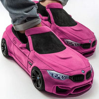 Luxury Car Plush Slippers