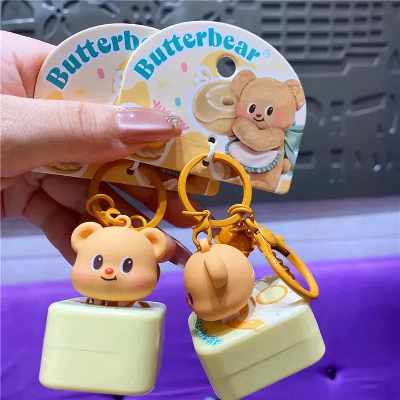 Butterbear Charger Dock Keychain