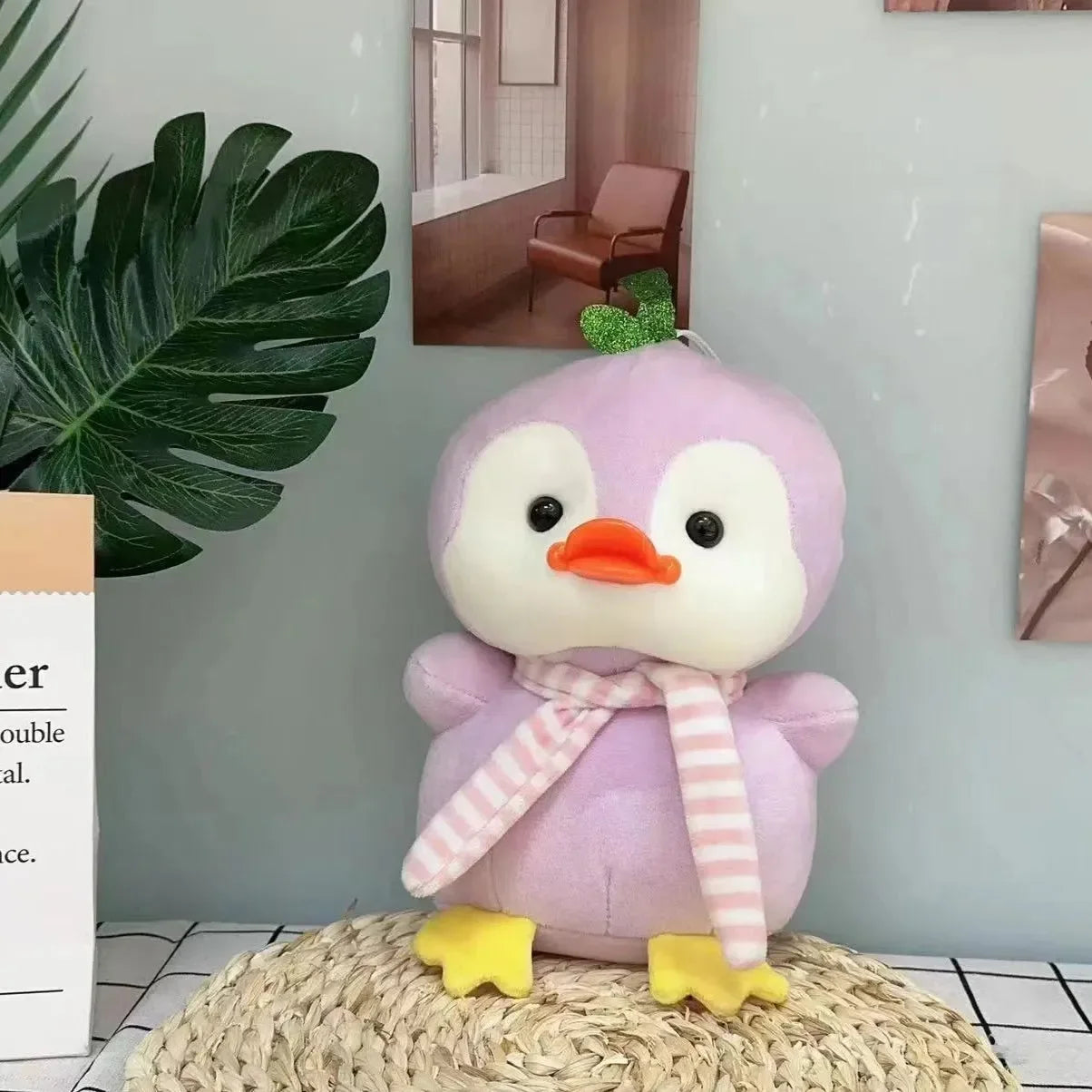Chilly Chic Scarfed Penguin Plush (25 cm)