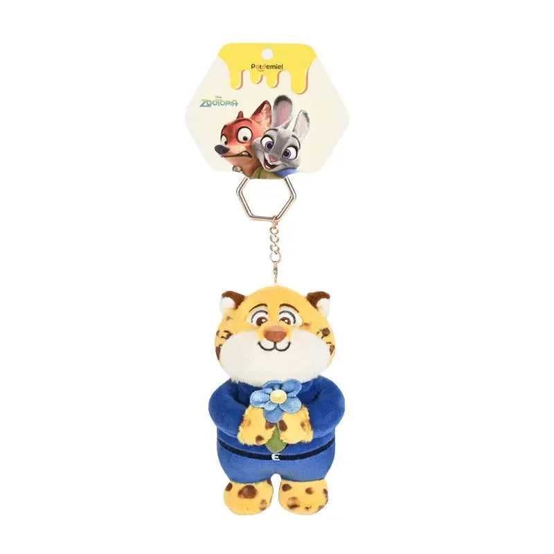 Zootropolis Squad Premium Plush Keychains