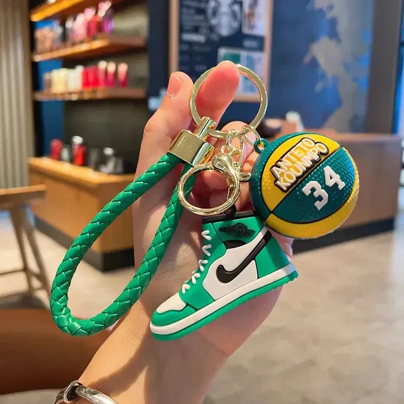 Air Bound Sneaker Ball Keychain