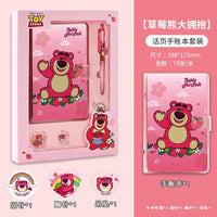 Cute Lotso Strawberry Bear Notebook Gift Set