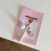 Hello Kitty Sports Ace Metal Keychain